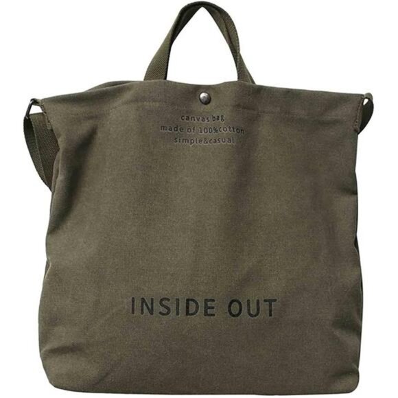 Handbags - Women Large Canvas Tote Handbags Casual Shoulder Work Bag Crossbody Top